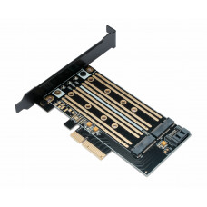 Контроллер Адаптер PCI-E 3.0x4 для накопителей формата SSD M.2 Ugreen CM302 (70504)